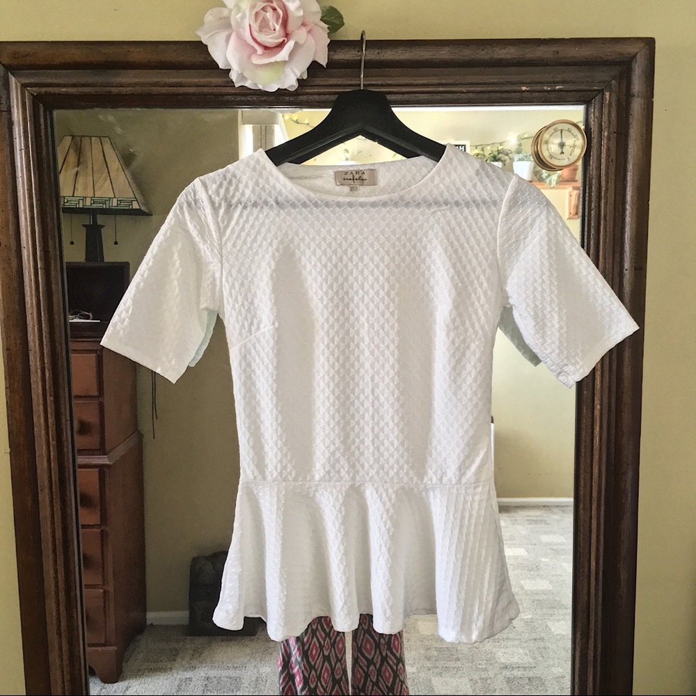 Zara Peplum Top